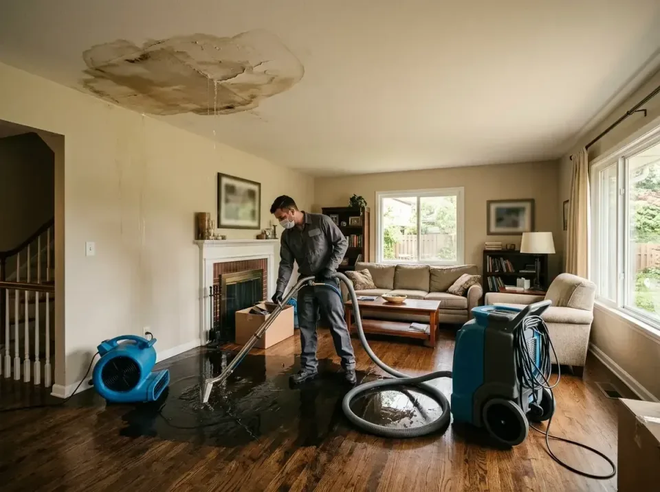 attic-pipe-burst-ceiling-drip-008 — frequently asked questions, Water Damage Restoration & Carpet Care in Kimberly, AL
